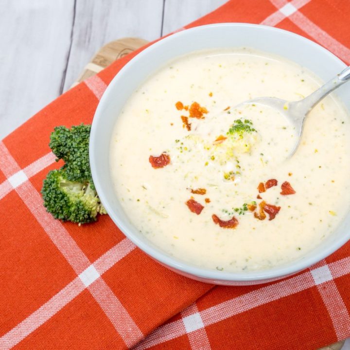 Easy broccoli cheese soup recipe is a great meal in just 30 minutes